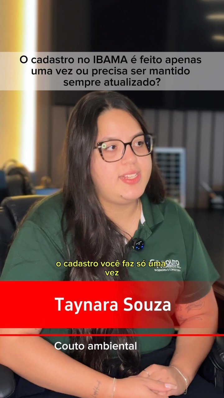 Reel do Instagram: o cadastro no IBAMA precisa ser atualizado?